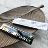 Suitable for BMW aluminum alloy drip adhesive X1X3X5X6Power modification M performance body metal car logo sticker