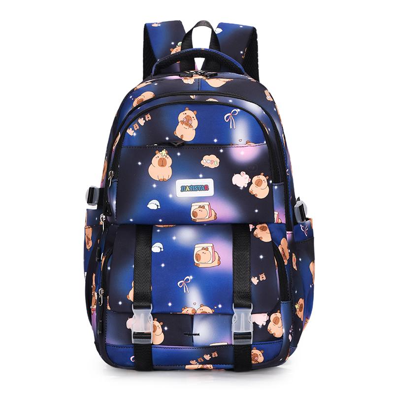 Junior High School Student Schoolbag Girls Cartoon Printed Travel Backpack
