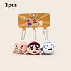 Crayon Shin Chan Plush Keychain Set With Stackable Characters For Kid And Collectors