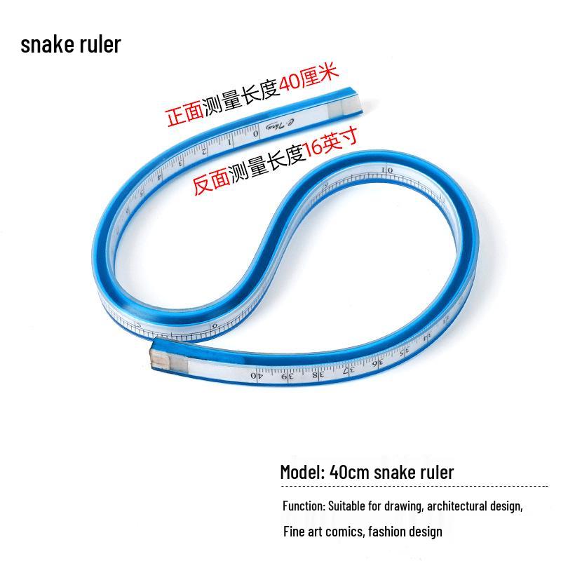 Гибкая многоцелевая разметочная линейка для дизайна одежды и построения выкроек