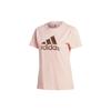Univvol 2 Training Sports Round Neck Short Sleeve T-Shirt Women Tops Pink GK3406