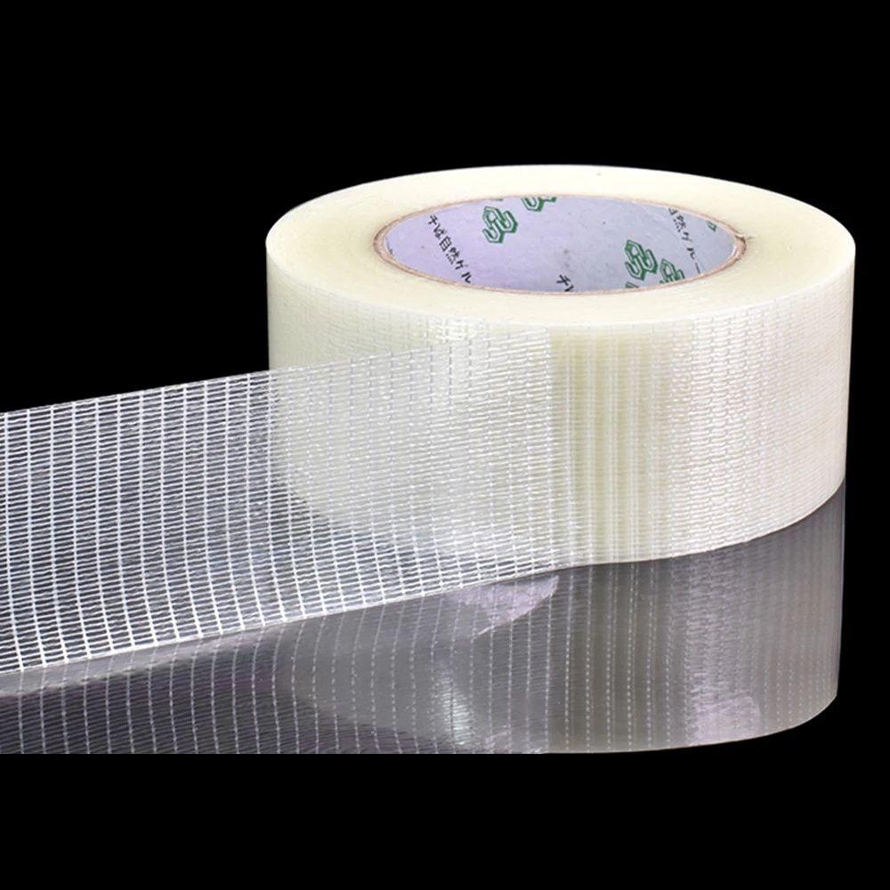 Mesh Tape Single-Sided Grid Fiber Tape Reinforced Tape Glass Fiber Tape Adhesive Tape