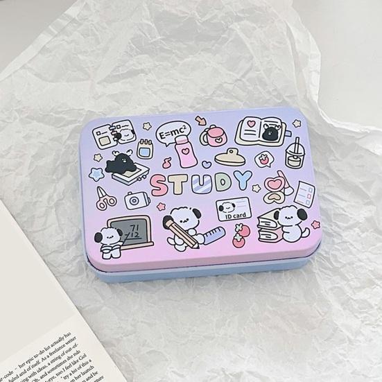 Коробка для хранения конфет, шоколада, печенья, органайзер с рисунком щенка, устойчивая к ржавчине, не деформируется