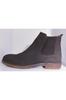 Men's Fashion Genuine Leather Flat Heeled Booties Bootie Genuine Nubuck Leather Thermo Sole Chelsea Boots Shoes