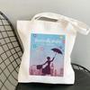 2021 Shopper Elegant Mary Poppins Kawaii Bag Harajuku Women Shopping Bag Canvas Shopper Bag Girl Tote Bag Shoulder Lady Bag