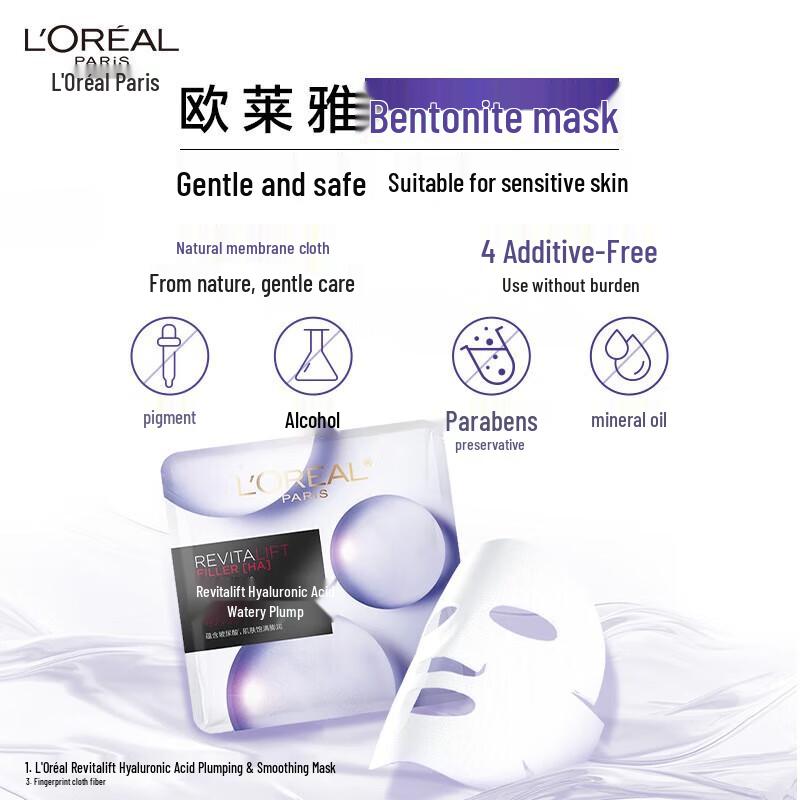 L'Oréal Revitalift Hyaluronic Acid Plumping Sheet Mask