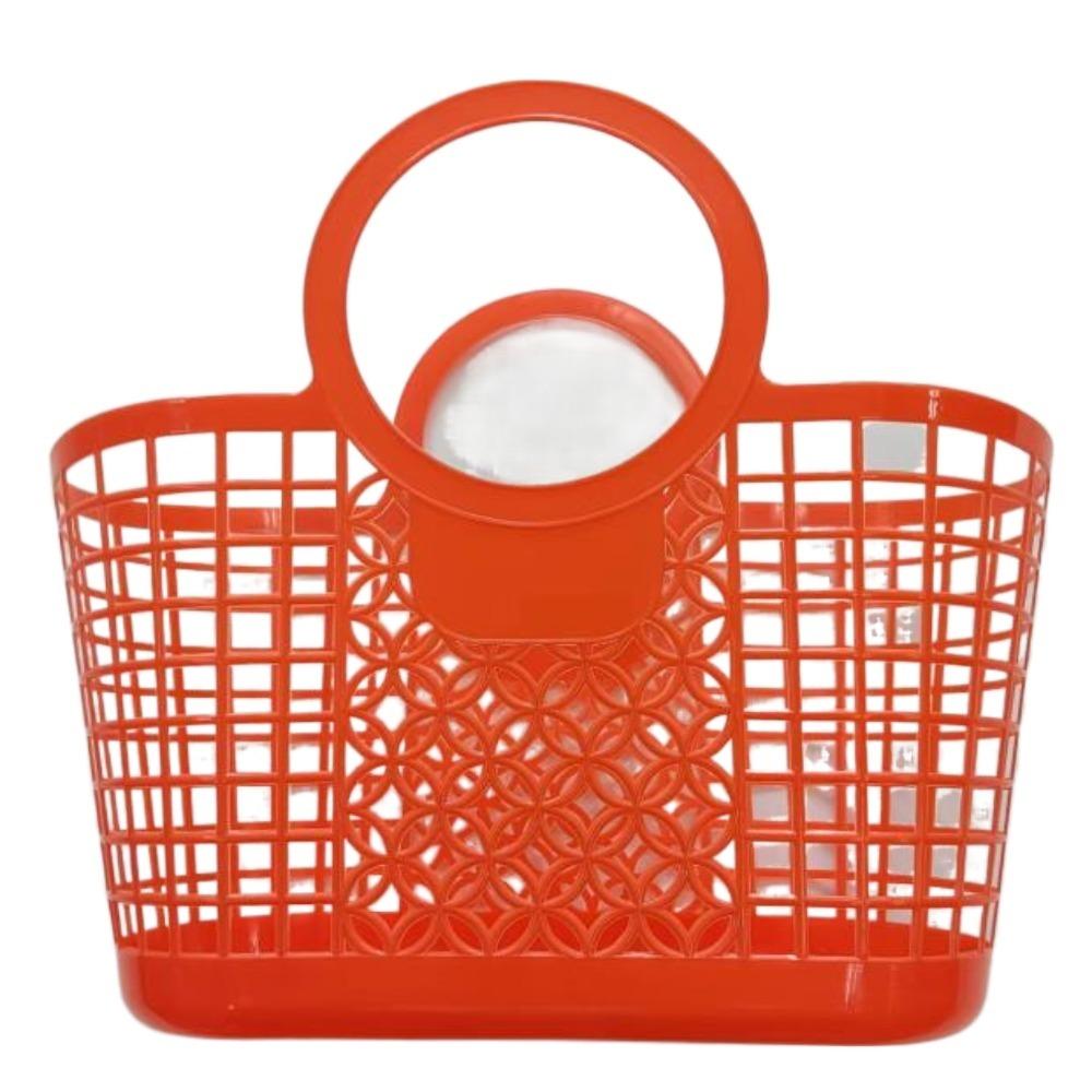 Пластиковая полая корзина Простая корзина для ванной Новая корзина для хранения