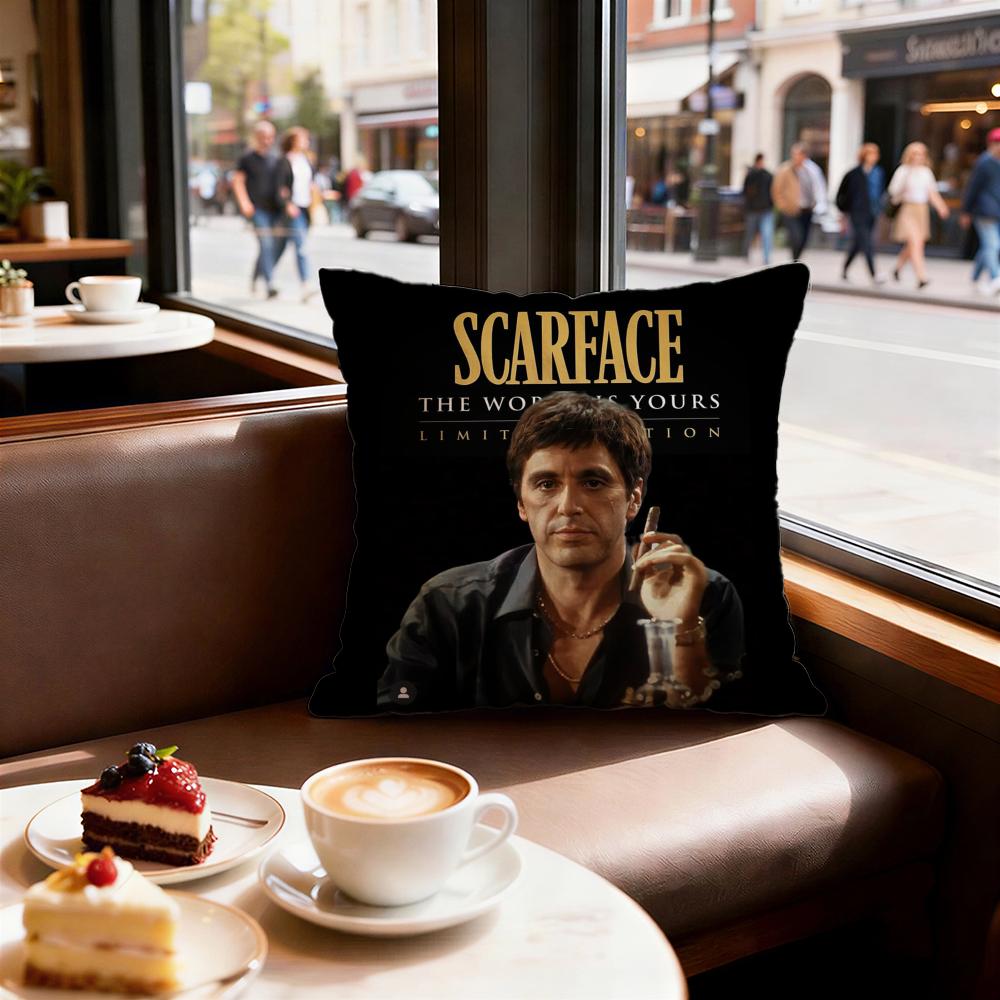 Movie Scarface Cushion Cover Decorative Cushions Covers Cover Sofa x Pillow Piece x x Pillowcase