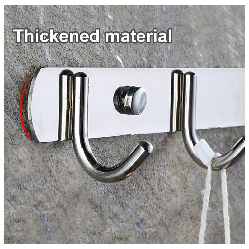 Настенные крючки из нержавеющей стали для подвешивания настенного ключа, держателя для полотенец, крючка для одежды, вешалки для сумки