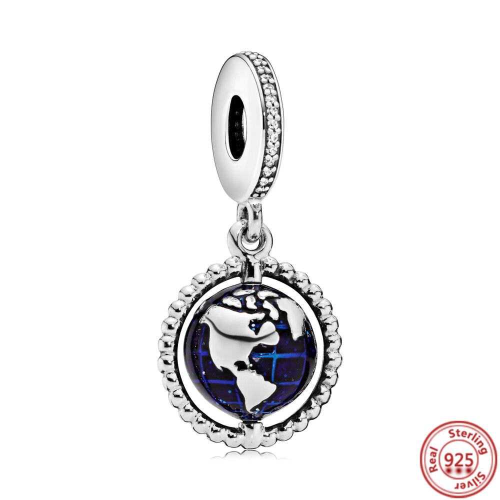 100% серебро S925, Ловец снов, яблоко, солнце, светится в темноте, светлячок, звезда, висячие подходят, оригинальные подвески, браслет, женские ювелирные изделия