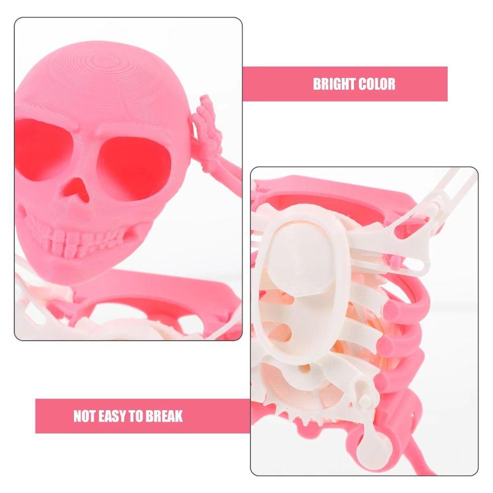 Simulation Wind-up Dancing Skeleton Toy Plastic Spring Clockwork Toy  Desktop Ornament