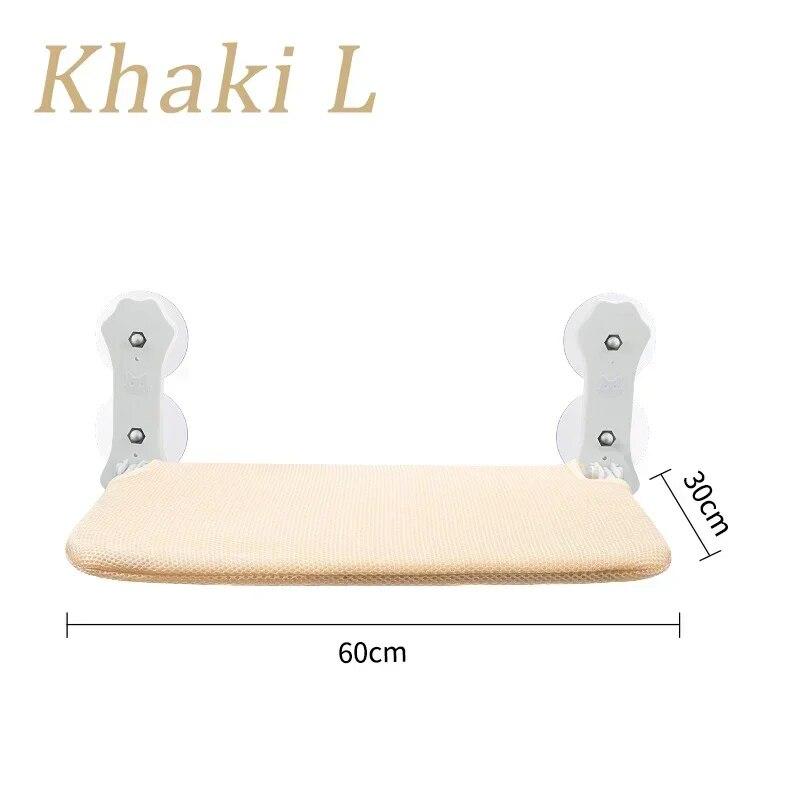 Складной кошачий гамак на четыре сезона, универсальный, бежевый, сетчатый, кошачье гнездо, присоска, оконная, солнцезащитная, подвесная корзина, товары для домашних животных