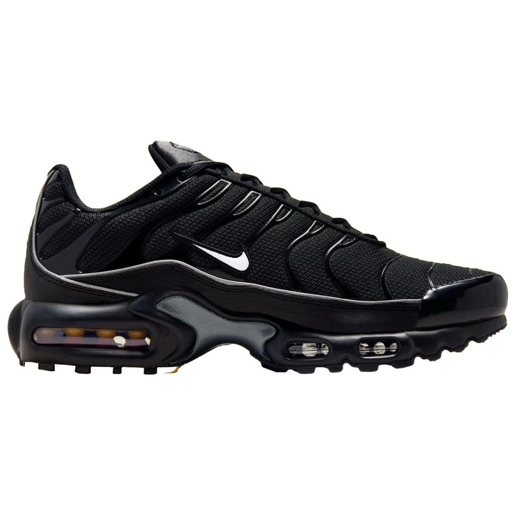 Nike Air Max Plus Black Reflective Unisex Sneakers Metallic-Silver Tour-Yellow HV8066-002