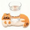 Natural Fiber Drink Mats Cartoon Animal Shape Coaster Heat Resistant Table Protector For Modern Homes Office Use