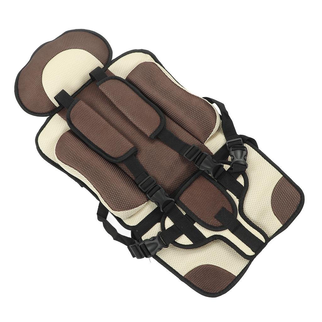 Children Safety Seat Simple Car Portable Seat Foldable Adjustable Strap Travel Accessories
