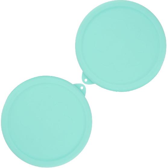 1-Pack Silicone Lids for Pyrex Sculpted Glass Mixing Bowls - Small Sizes Only Fit with 7401-S 3-cup, Dishwasher & Microwave Safe, Blue (Lids Only)