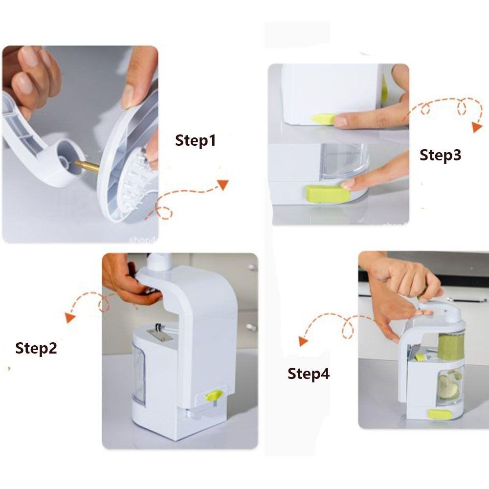 Adjustable Thickness Hand Crank Potato Roll Slicer Manual Mandoline Slicer Kitchen Gadget