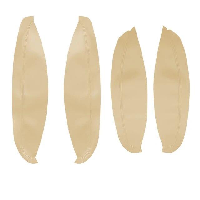 4 шт., автомобильный Стайлинг, защитный чехол для дверного подлокотника из микрофибры, боковой подлокотник, панель для Nissan Qashqai J10 2007-2015