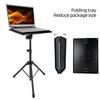 Projector Tripod Stand Adjustable Height Projector Stand with Platform Foldable Laptop Tripod for Office Home for Presentations