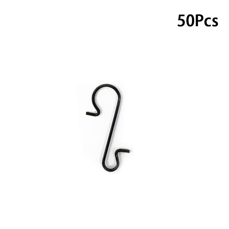 50 шт. DIY Подвесной крючок S-образной формы для рождественских украшений Крючки для дома Товары для вечеринки Декор Металл