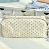 Multifunctional Stationery Bag Floral Print Pencil Case INS Pen Bag  Gift