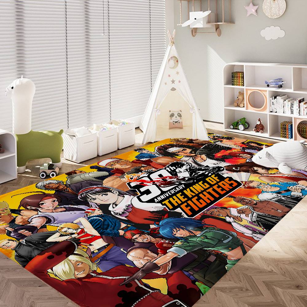 Game The King of Fighters Door Mat Washable Non-Slip Living Room Sofa Chairs Area Mat Kitchen Doormat Area Rug