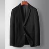 Весна и осень Легкий роскошный деловой однотонный пиджак в западном стиле для среднего и молодого возраста, однотонный однобортный модный пиджак
