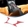 Для Nissan 370Z Z34 2009+ Автомобиль Мягкий Углеродный Волокно Верхняя Панель Приборов Консоль Отделка Накладка Наклейка Комплект Внутренние Аксессуары
