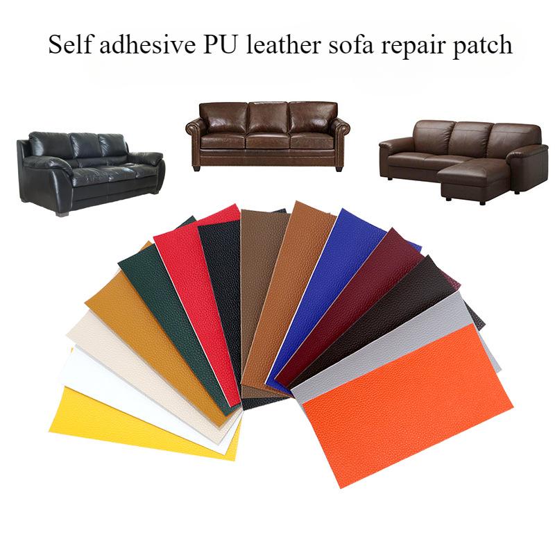 Self-adhesive PU Leather Sofa Furniture DIY Repair Patch Car Interior Motorcycle Sticker Leather Patch Fabric