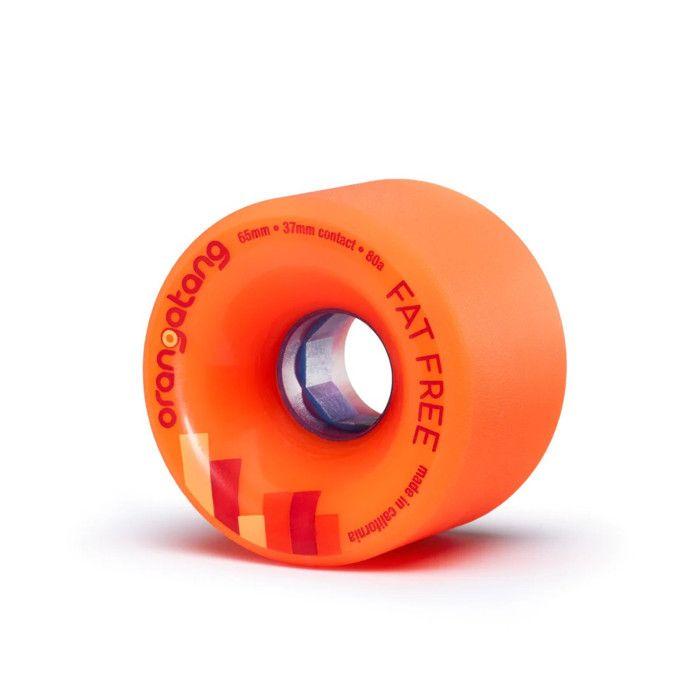 Roue FAT FREE - ORANGATANG - 65x37mm - 80A - Orange - Mixte [x4]