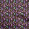 Cotton Flex Brown Fabric Skull Fabric For Sewing Printed Craft Fabric By The Yard 40 Inch