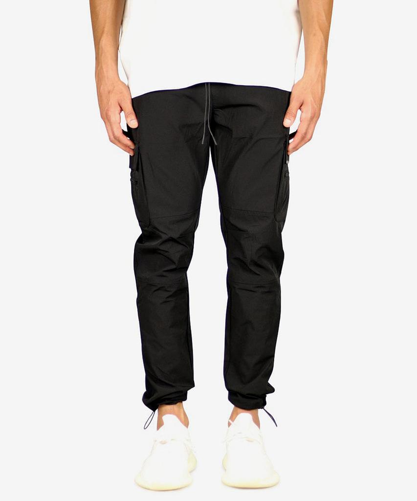 Джинсовые брюки-карго Haipeodenim из черного нейлона