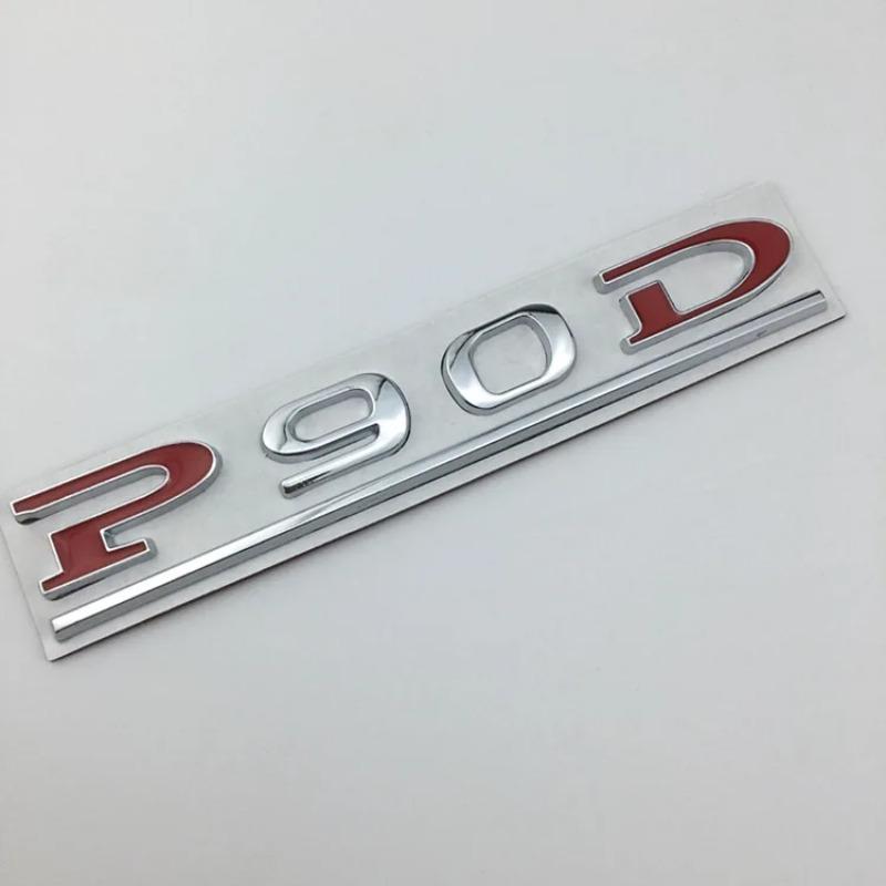 P75D P85D P90D P100D Подчеркнутые ABS Буквы Эмблема для Model 3 Model X Model S Стайлинг Автомобиля Наклейка на Багажник Красный Черный