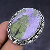Натуральный драгоценный камень пурпурит, ювелирное кольцо из стерлингового серебра 925 пробы, размер 9 u5P36