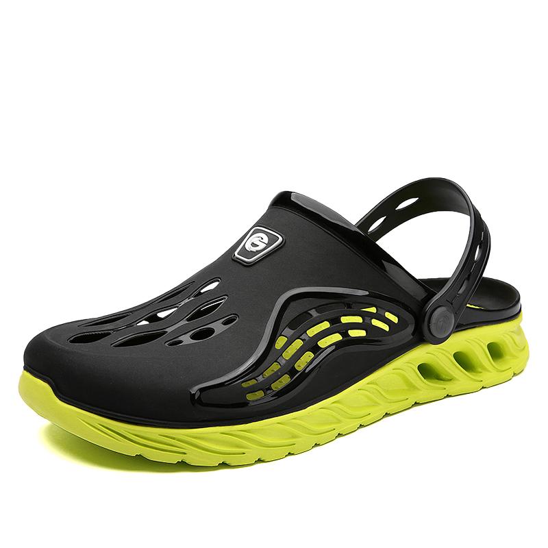 Summer Comfortable Men's Garden Clogs Male Outdoor EVA Injection Clogs Casual Sandal Men Beach Slippers Water Shoes Pool Sandals