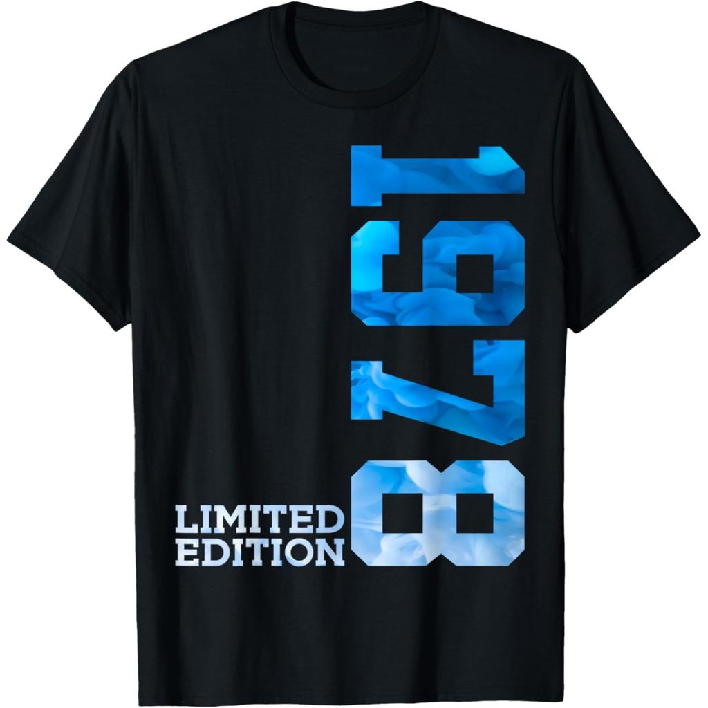 48 YEARS 48TH BIRTHDAY LIMITED EDITION 1978 T Shirts Men Cotton Humor Streetwear Tee Shirt Short Sleeve Unisex Loose Clothing