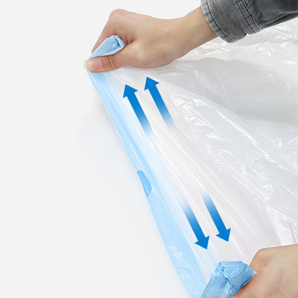 Drawstring Garbage Bags for Kitchen, Hotel, and Household Use - Portable and Thickened for Waste Classification