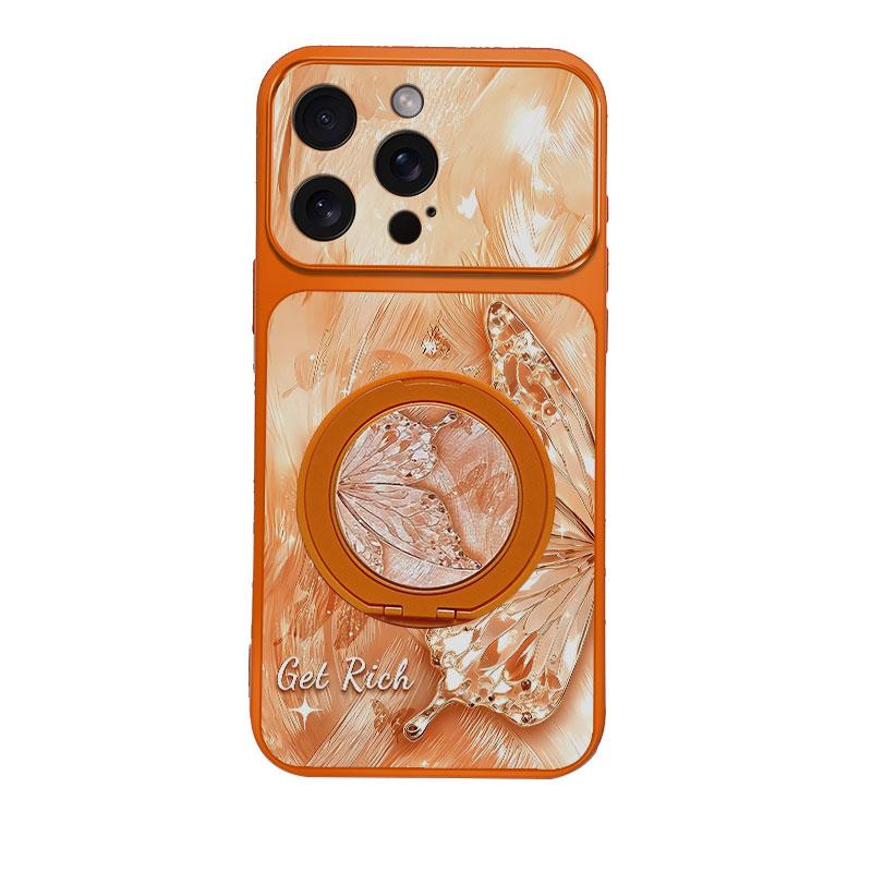 Phone Case For OPPO F33 F31 F29 F27 F19 F17 F11 Pro with Butterfly Bracket Magnetic Suction