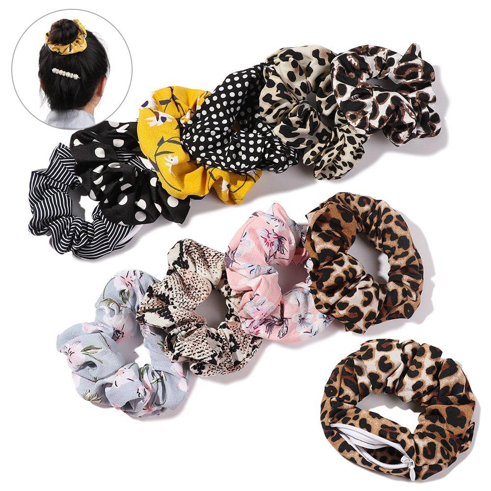 Аксессуары для волос Резинки для волос Головные уборы с леопардовым принтом Эластичные резинки для волос Повязка на толстую кишку