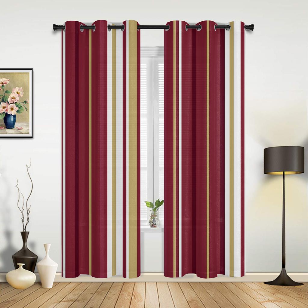 Оранжевые полосы геометрические абстрактные шторы для спальни гостиной шторы кухни детской комнаты оконные шторы домашний декор