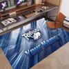 Custom Rug Leeds Rhinos Pattern Print Name Text Soft Non‑Slip Floor Carpet for Home Indoor Decoration