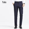 Yalu Men's Anti-Wrinkle Straight-Leg Business Casual Pants
