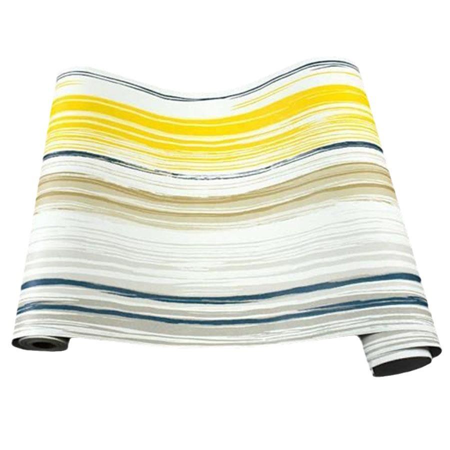 Обои с желтой полосой, самоклеящаяся контактная бумага, съемные водонепроницаемые обои для ремонта мебели