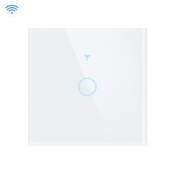 TUYA 1/2/3/4gang EU WiFi Smart Touch Switch Neutral Wire/No Neutral Wire Required Wall Touch Switch Work With Alexa Google Home