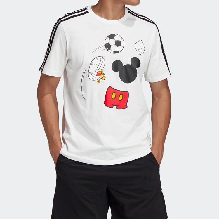 adidas Мужская спортивная футболка Disney Mickey Training, белая GF3239