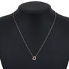 4℃ heart Necklace K10 Pink Gold/diamond 1.5g Women Used