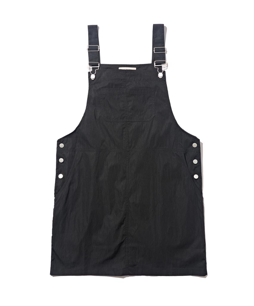 Road Road Urban Overall Short Dress (Black)
