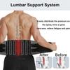 Adjustable Back Lumbar Support Belt Protection Gym Trainer Waist Spine Brace Belt  Double Pull Decompression Antiskid Breathable