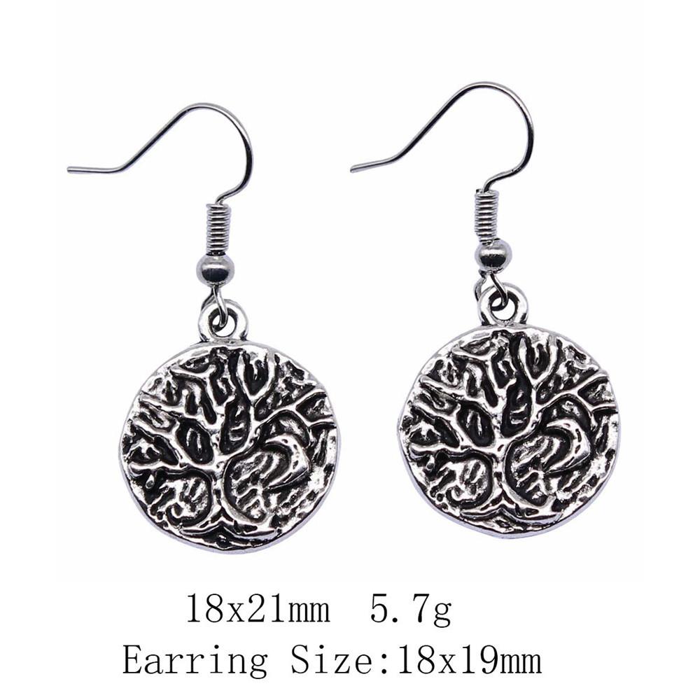 Graduation Kawaii Earrings Plant Tree Of Life Drop & Dangle Earring Art Supplies Long Earrings For Women