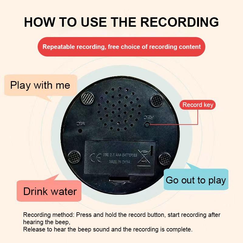Звуковая коробка для домашних животных, записываемая говорящая кнопка, диктофон для кошек, говорящая игрушка для домашних животных, обучающий инструмент для общения, сжимающая коробка, игрушки для собак